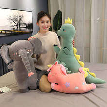 50/65/85cm Soft Lovely Dinosaur&Elephant&Unicorn Plush Pillow Stuffed Kawaii Animal Plush Toys for Children Gift Sleep Pillow 2024 - buy cheap