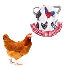 Adjustable Pet Clothes Hen Apron Poultry Hen Saddle Apron Feather Protection Holder Chicken Duck Wings Back Protector Hen Dress 2024 - buy cheap