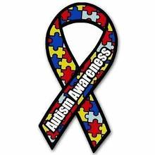 Autism Awareness Ribbon car bumper sticker Stickers for cars, motos, laptops,  industry 2024 - buy cheap