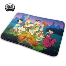 3d macio antiderrapante tapete tapete almofada flintstones dos desenhos animados fred flintstone seixos retro bam bam vintage rocha barney entulho 2024 - compre barato