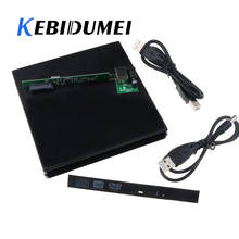 KEBIDU-Unidad óptica portátil SATA de 12,7mm, núcleo USB 2,0, unidad externa SATA, DVD, CD, DVD, Rom, caja IDE para portátil y Notebook 2024 - compra barato