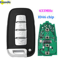 4 Buttons 433Mhz Smart Remote Key Keyless Fob For Hyundai IX35 IX45 Elantra from 2008-2014 with ID46 PCF7952 chip 2024 - buy cheap