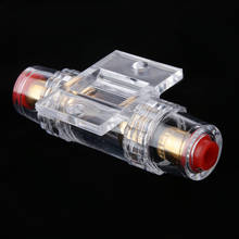 Soporte de fusible AGU Audio 4 8 calibre en línea + 4 Uds. Fusibles de 60 amperios 2024 - compra barato