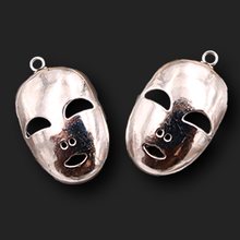 WKOUD 6 шт. Посеребренная металлическая маска, подвески из сплава, винтажное ожерелье, браслет, сделай сам, металлические украшения, Makings A1423 2024 - купить недорого