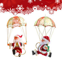 Christmas Gift Santa Claus Figure Fly Parachute Singing Electric Toy Gift Xmas Christmas Tree Home Party Decor 3 2024 - buy cheap