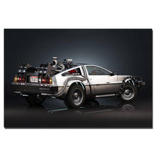 Back To The Future Delorean DMC Poster Canvas Painting Wall Art Home Decor Wall Pictures Print For Living Room 2024 - buy cheap