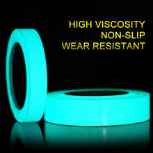 1PC 1cm*1m Self-adhesive Glow In The Dark Sticker Tape Glow Home Decoration Safety Fluorescent Outdoor Security Warning Tape 2024 - buy cheap