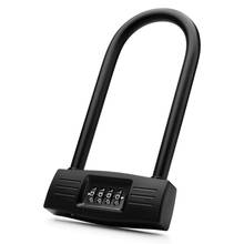 Bicycles U Lock, Heavy Duty Bike Scooter Motorcycles Combination Lock Combo Gate Lock for Anti TheftBlack 2024 - buy cheap