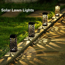 Solar Lawn Light Decoration Solar Garden Lights Hollow Lawn Lamp Outdoor Pathway Lamp Waterproof Garden Solar LED Light 2024 - buy cheap
