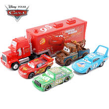 Disney Pixar Cars 3 Lightning McQueen Jackson Storm Mater 1:55 Diecast Metal Alloy Model Car Toy Christmas Gift Children Boys 2024 - buy cheap