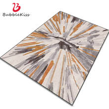 Bubble Kiss-alfombras de arte moderno para sala de estar, alfombras con patrón de tinta de floración gris y naranja, decoración del dormitorio del hogar, alfombrillas antideslizantes 2024 - compra barato