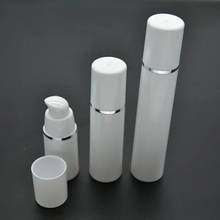 Contenedor vacío transparente de plástico para crema y crema, 10 Uds. x 15ml, 30ml, 50ml, sin aire, tamaño de viaje 2024 - compra barato