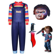 Disfraces de Halloween para niños, traje de Anime para Cosplay de Buddi, mono de terror, vestido de lujo, ropa de fiesta de navidad 2024 - compra barato