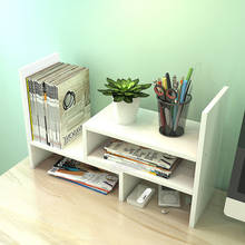 Adjustable Bookshelf Desktop Combination Shelf Simple Student Dormitory Bookshelf Bookcase Desk Tabletop Storage Shelf 2024 - buy cheap