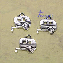 10 шт./партия -- 19x17 мм, Camper Trailer chams, античный посеребренный дорожный прицеп camper charms, DIY принадлежности, ювелирные аксессуары 2024 - купить недорого