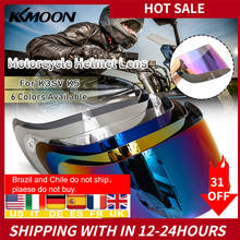 Anti-explosion UV Protection Motorcycle Helmet Visor Lens Full face Windshield Accessories motocross Fit for AGV K1 K3SV K5 2024 - buy cheap