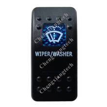 Printed Blue Rocker Switch Cap-Wiper Washer- for Car Boat On Off (On) Rocker Switch 12v 24v,  Cover Only !!! No Switch Base !!! 2024 - buy cheap