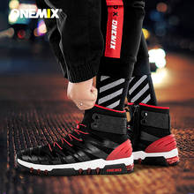 ONEMIX Winter Men Boots Running Shoes for Women Sneakers High Top Snow Boots Waterproof Light Walking Trekking Outdoor Sneaker 2024 - buy cheap