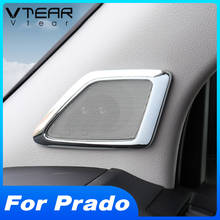 Vtear For Toyota LAND CRUISER Prado 150 Front speaker cover decoration Car inner A pillar trim accessories interior parts 2020 2024 - buy cheap