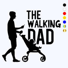 CK2997# наклейки на авто the walking dad водонепроницаемые наклейки на машину наклейка для авто автонаклейка стикер этикеты винила наклейки стайлинга автомобилей 2024 - купить недорого