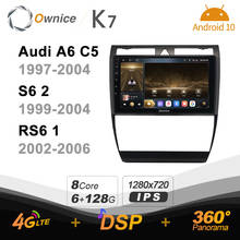 Ownice-autorradio Multimedia con Android 10,0 para coche, radio 4G LTE, 6G + 128G, K7, para Audi A6, C5, 1997-2004, S6, 2, 1999-2004, RS6, 1, 2002-2006 2024 - compra barato