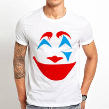 Camiseta divertida de cara de Joaquin Phoenix joker para hombre, camisa informal de antihéroe, ropa de calle unisex, color blanco, novedad de 2019 2024 - compra barato