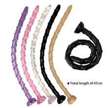 47cm 18.5 inch Long Anal Beads Dildo Butt Plug Adult Sex Toys Vagina G spot Stimulator Prostate Massager Anus Butt Plug 2024 - buy cheap