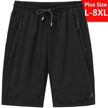 Pantalones cortos de correr para hombre, ropa deportiva de malla, de secado rápido, para la playa, talla grande, L-8XL 2024 - compra barato
