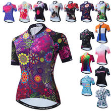 Weimostar Printing Women Cycling Jersey Pro Team Bicycle Clothing Maillot Ciclismo Quick Dry MTB Bike Jersey Road Cycling Shirt 2024 - buy cheap