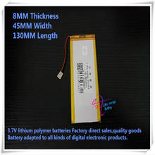 3.7V 6400mAH 8045130  polymer lithium ion / Li-ion battery for tablet pc power bank cell phone speaker 2024 - buy cheap