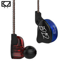 Original KZ ED12 Custom Style Earphone Detachable Cable In Ear Audio Monitors Noise Isolating HiFi Music Sports Earbuds With Mic 2024 - buy cheap