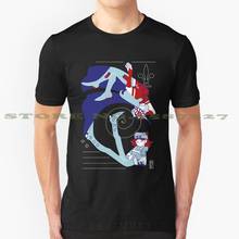 4th de julho design legal camiseta na moda bola de aço corrida jojos aventura bizarra gyjo gyro zeppeli johnny joestar sbr parte 7 2024 - compre barato