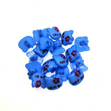 50PCs Plastic Sewing Buttons Scrapbooking Cat Blue Shank Cartoon 14mm Costura Botones Decorate B20427 2024 - buy cheap