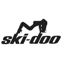 Персонализированные Переводные картинки Skidoo Quad Plow Snowmobie Trailer наклейки на автомобиль наклейки Бампер Наклейка Обложка царапины ПВХ 18 см X 8 см 2024 - купить недорого