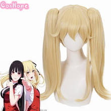 Mary Saotome Wig Kakegurui Wig Women Golden Wig Cosplay Anime Cosplay Wigs Heat Resistant Synthetic Wigs Halloween Cosplay 2024 - buy cheap