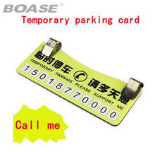 Temporary stop sign mobile car moving sign sun visor  mobile phone phone number message card stop 2024 - buy cheap