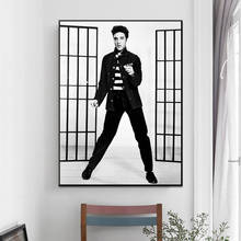 Quadros decorativos clássicos elvis presley, telas com impressão, decoração para parede, sala de estar, posteres e impressões 2024 - compre barato