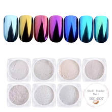 1Box Pearl Nail Glitter Powder Nail Art Mirror Mermaid Effect Chrome Pigment UV Gel Polish Shimmer Dip Dust DIY Nails Decor 2024 - buy cheap