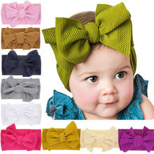 Newborn Toddler Kid Baby Girls Flowers Turban Headband Headwear Accessories cotton Turban Hair Bands Children Elastic Turban 2024 - buy cheap