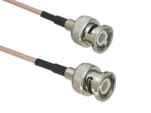 Cabo bnc macho para bnc conector macho, conector reto rg316 rf jumper pigtail 4 polegadas ~ 10 pés 2024 - compre barato