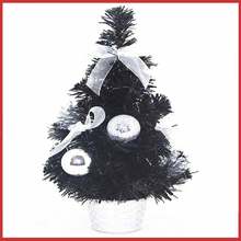 Árvore de natal artificial, decoração de plástico, base de suporte para decoração de casa da festa de natal, árvore em miniatura de 30cm e 45cm 2024 - compre barato