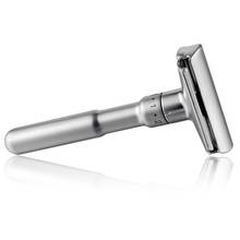 Lâmina de barbear de segurança para homens, conjunto ajustável com lâminas de barbear de borda dupla com clique 2024 - compre barato