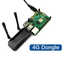 Dongle usb dongle lte cat4 de versão, 4g, compatível com raspberry pi 3b + 4b zero w usb 2.0, antena 4g 2024 - compre barato