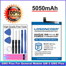 0 Cycle 100% New LOSONCOER GM5 Plus 5Plus 5050mAh Battery For General Mobile GM 5 GM5 Plus 5Plus Android One Cell Batteries 2024 - buy cheap