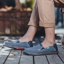 DM48 diseñador transpirable ropa de los hombres casuales zapatos viejos zapatos de tela de Beijing de verano de lona planos de ocio pescador zapatos de conducción zapatos 2024 - compra barato