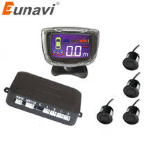 2020 Eunavi Car Parking Sensor Reverse Backup Radar Lcd Display 12v 4 Sensors 22mm Buzzer Auto Detector System Kit For All Cars 2024 - buy cheap