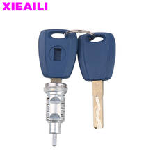 XIEAILI OEM Left Door Lock Cylinder Auto Door Lock Cylinder For Fiat Ducato With 2Pcs Key (New Style) S575 2024 - buy cheap