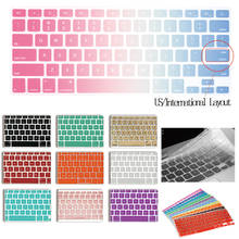 Capa de silicone para teclado de laptop, multicolorido, para apple macbook pro 13 ''a2251 a2289 2020/pro 13'' a2338 (m1) 2020/pro 16 ''a2141 2024 - compre barato