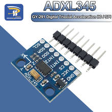 Módulo de inclinação triaxial digital GY-291 adxl345 de transmissão iic/spi para arduino, módulo de inclinação de gravidade 2024 - compre barato