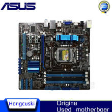 Placa base de escritorio para Asus P7P55-M, base de placa base Original para ordenador de escritorio, P55, Socket LGA 1156, i3, i5, i7, DDR3, 16G 2024 - compra barato